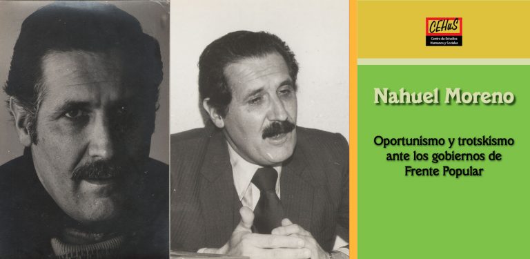 OPORTUNISMO Y TROTSKISMO ANTE LOS GOBIERNOS DE FRENTE POPULAR (1982)