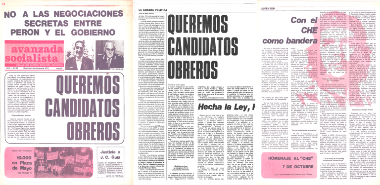 Avanzada Socialista N° 32 (1972)