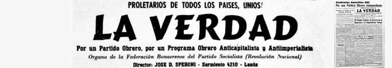 La Verdad (1954 – 1956)
